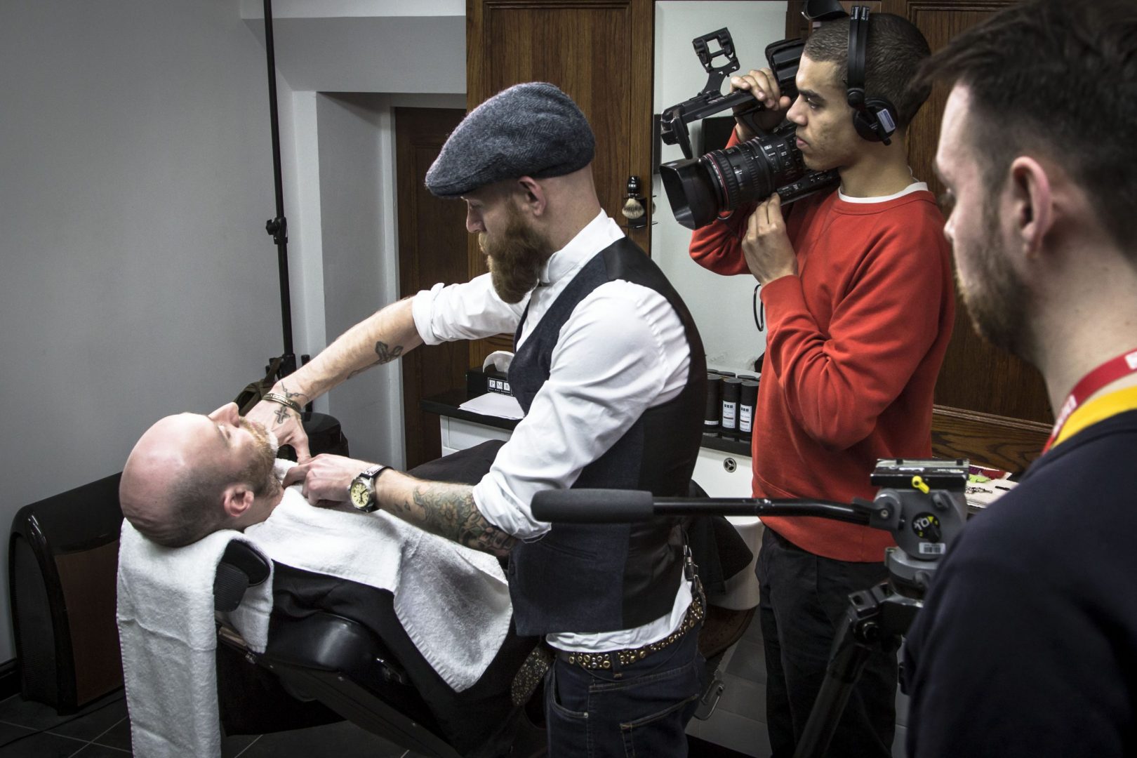 Filming Barbering for the BBC