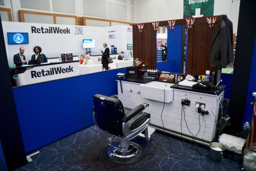 retail week live 2018 barbers pop up barbers at retail week live