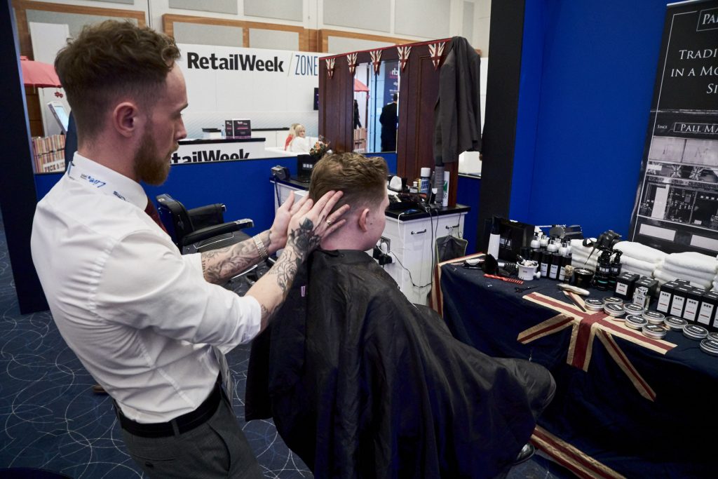 retail week live 2018 barbers pop up barbers at retail week live