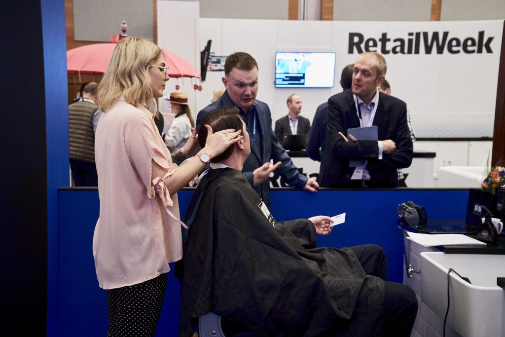 retail week live 2018 barbers pop up barbers at retail week live