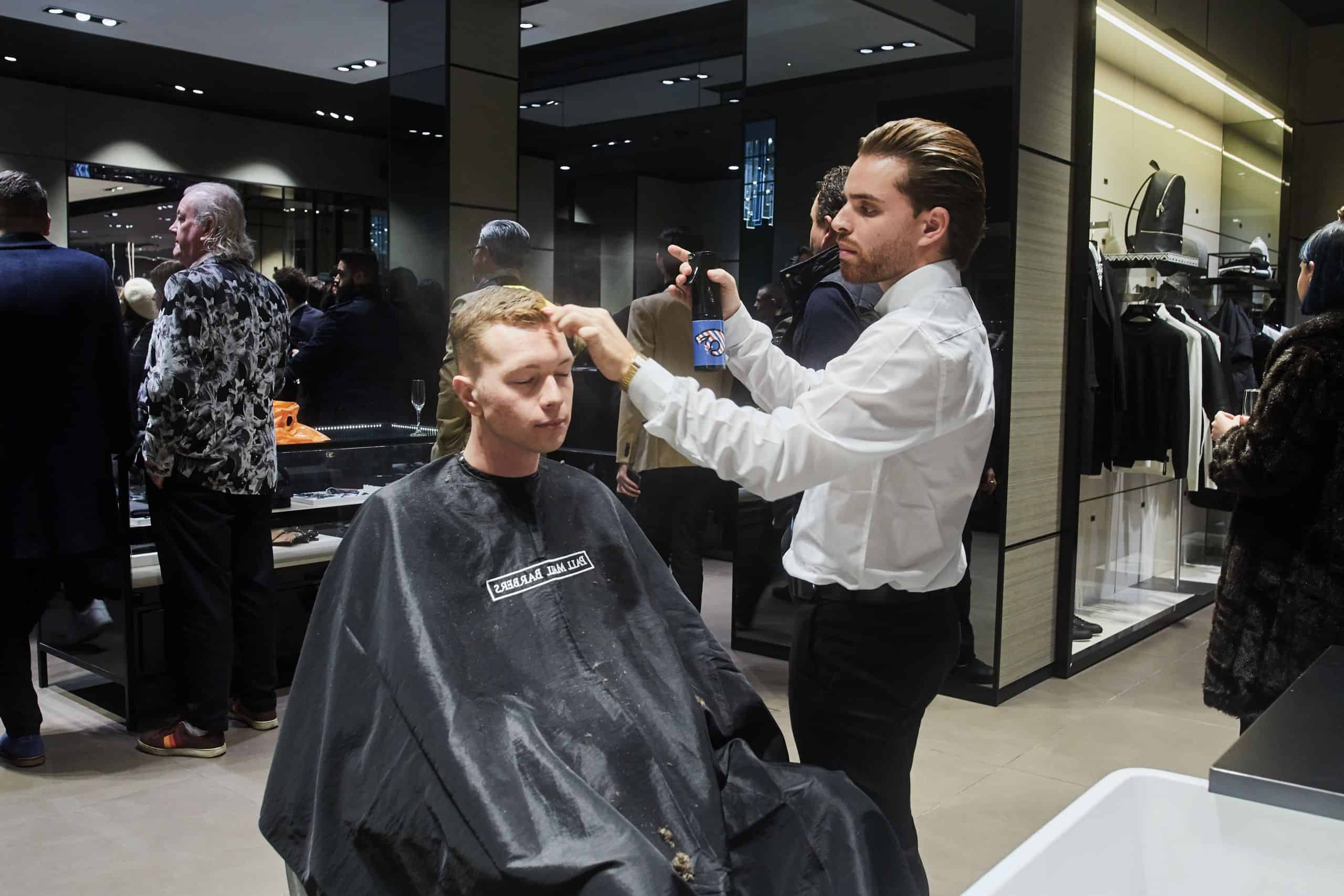 Barber shop, Barber shop Goodge Street, barbers central london, barbers oxford street, Best barber shop London, best barber shop near me, Best Barber shops Soho, best barbers in London, Best men’s haircuts near me, London barbers, mens hairdressers london, Hugo Boss, Event, GQ 