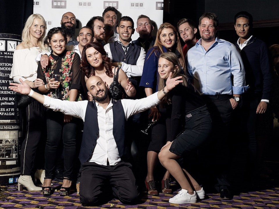 the team at Pall Mall Barbers